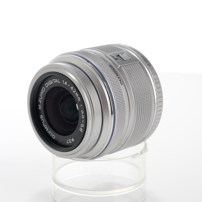 【中古】(オリンパス) OLYMPUS M.ZUIKO DIGITAL 14-42/F3.5-5.6II R SL シルバー