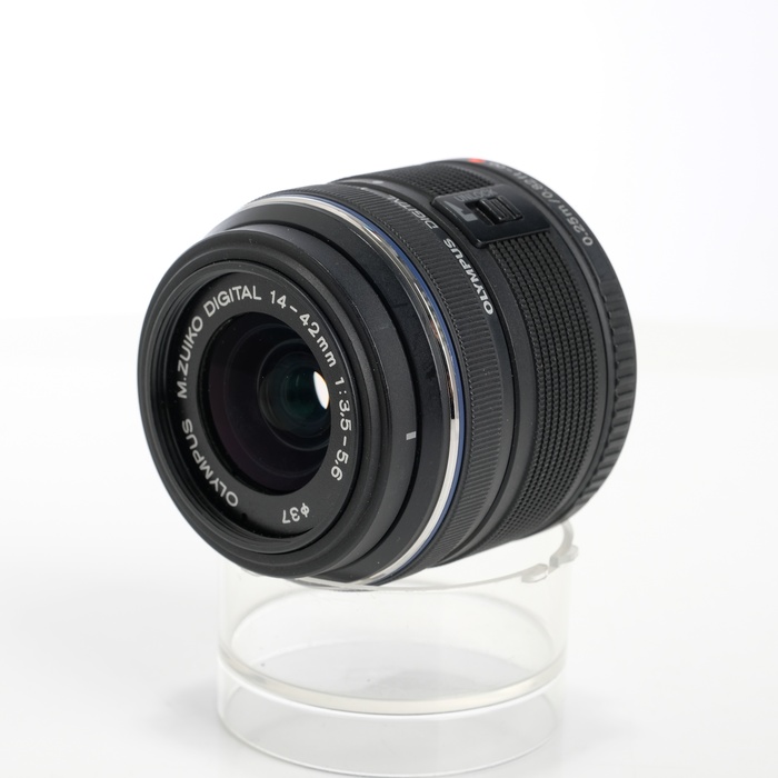 【中古】(オリンパス) OLYMPUS M.ZUIKO DIGITAL 14-42/3.5-5.6 II R ブラック