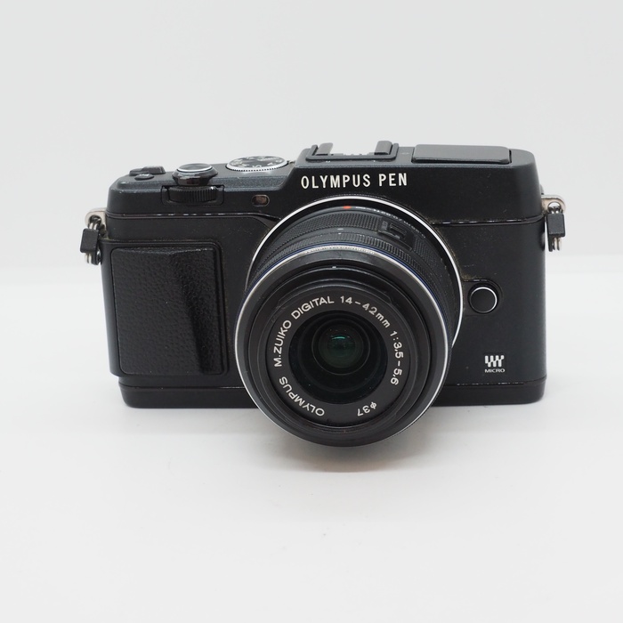 【中古】(オリンパス) OLYMPUS E-P5 ブラツク 14-42/3.5-5.6IIR