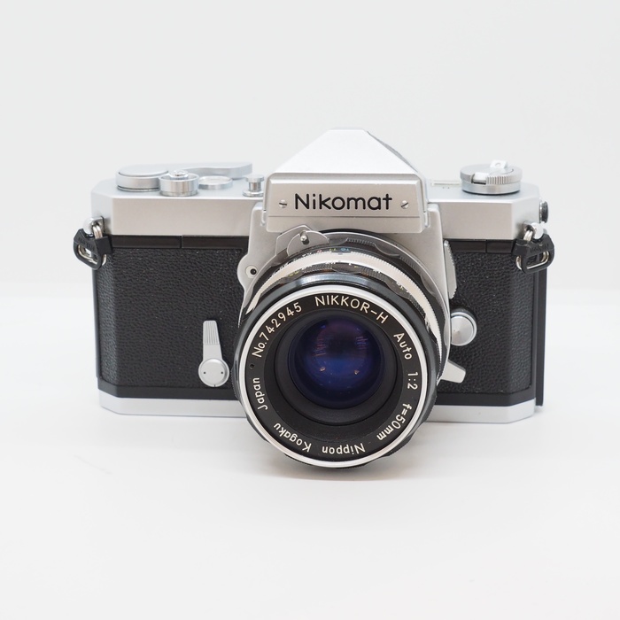 �y���Áz(�j�R��) Nikon Nikomat FT �V���o�[ + H AUTO 50/2