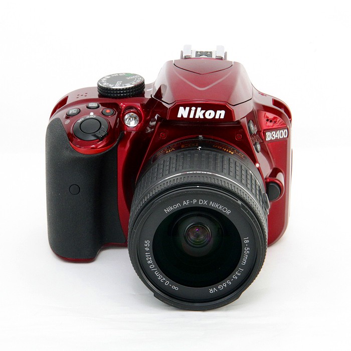 【中古】(ニコン) Nikon ニコン D3400 18-55VR レンズキツト レツド