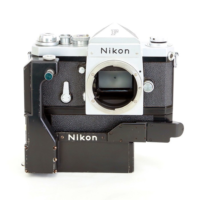 【中古】(ニコン) Nikon F アイレベル 中期 シルバー+モータードライブF36