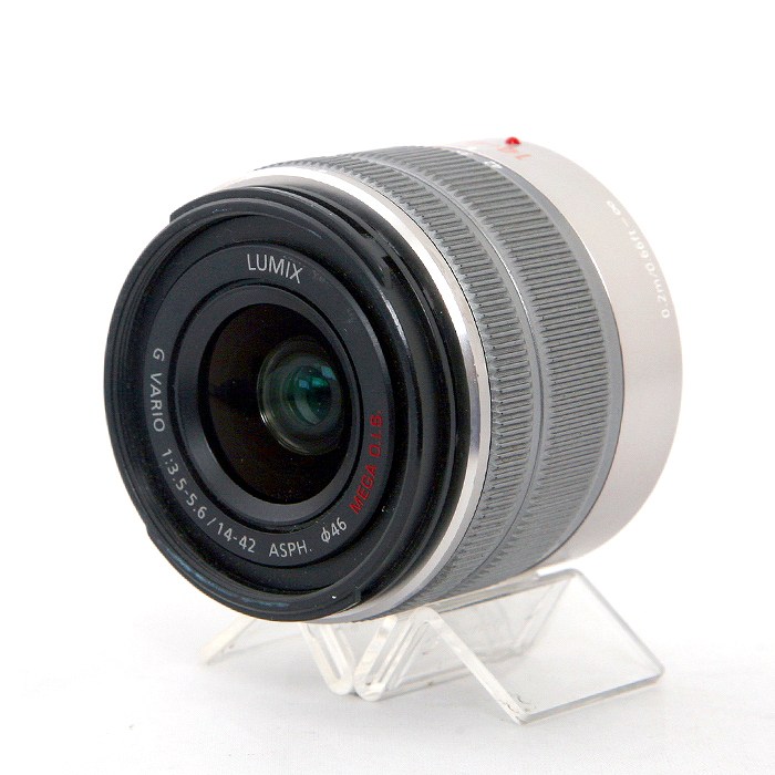 【中古】(パナソニック) Panasonic G VARIO 14-42/3.5-5.6 II ASPH./MEGA O.I.S. シルバー (H-FS1442A-