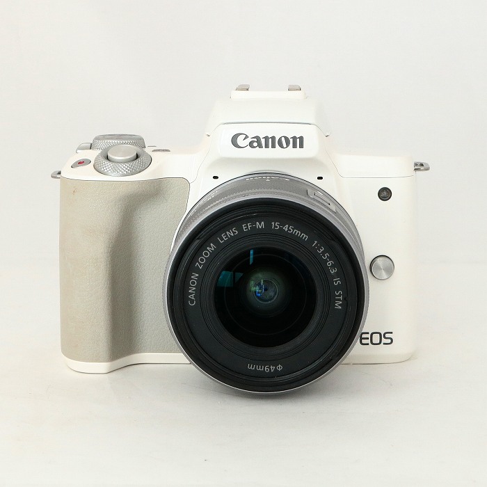 【中古】(キヤノン) Canon EOS KISS M/EF-M15-45 IS STM キツト ホワイト