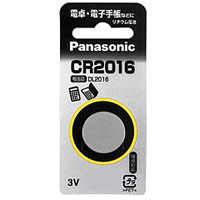 (�p�i�\�j�b�N) Panasonic �R�C���`���`�E���d�r CR2016(3V) 1�p�b�N�P��
