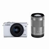 【新品】(キヤノン) Canon EOS M200 ダブルズームキット ホワイト