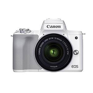 【新品】(キヤノン) Canon EOS Kiss M2 EF-M15-45 IS STM レンズキット ホワイト
