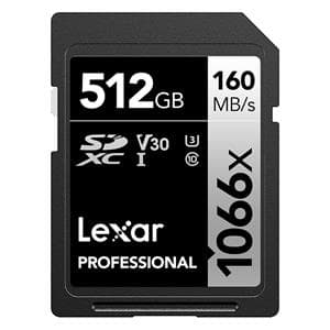 yViz(LT[) LEXAR Professional 1066x SDXCJ[h UHS-I 512GB U3 V30