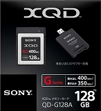 【新品】ｿﾆｰ QD-G128A XQDメモリーカード 〔 USBアダプター付属〕