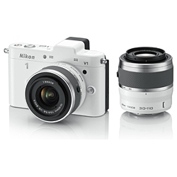 �j�R�� Nikon1 V1 �_�u���Y�[���L�b�g �z���C�g