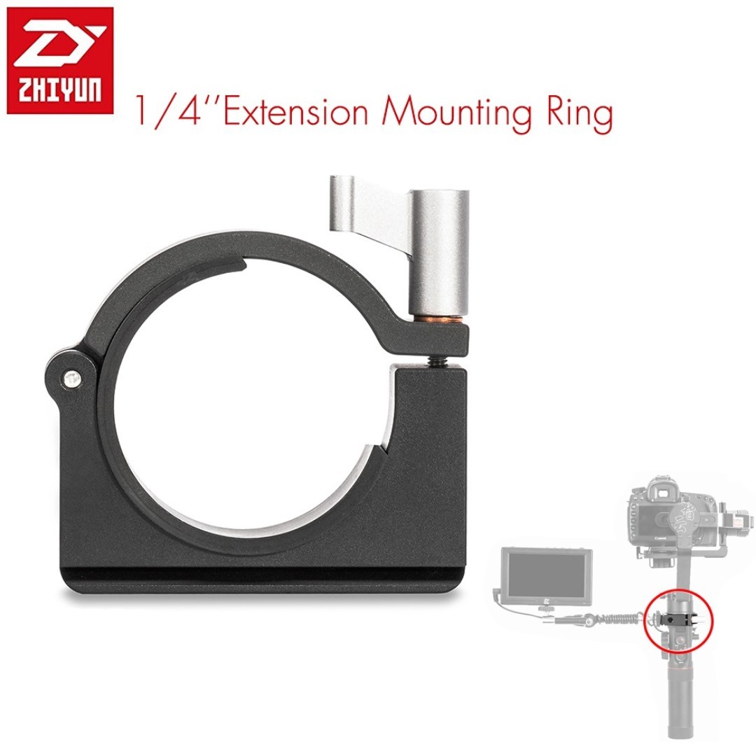 【新品】(ジーウン)ZHIYUN Extension Mounting Ring With 1/4'' Thread1/4径ネジ固定拡張リング