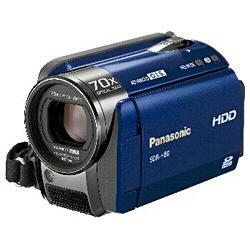 パナソニック SD/HDDビデオカメラ SDR-H80-A ブルー