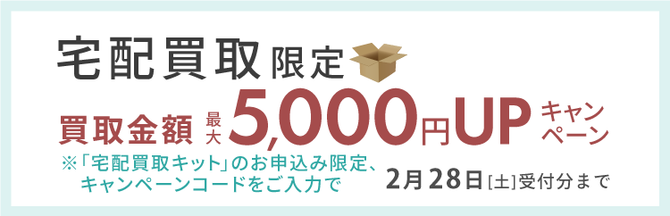 ��z�������A������z�ő�5000�~UP�L�����y�[��